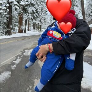 Vintage Snowsled Snowsuit for Baby - 12m